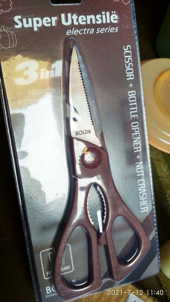 Gunting / Gunting Dapur / Gunting Serba Guna / Bolde Utensile Electra 3in1