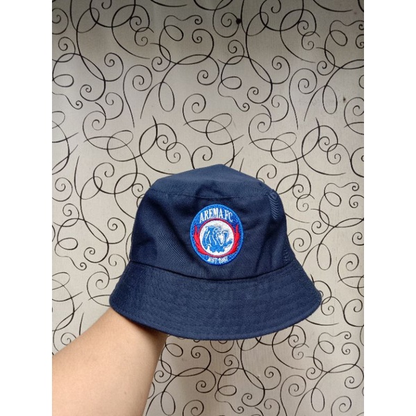 BUCKET HAT AREMA TOPI BUCKET AREMA