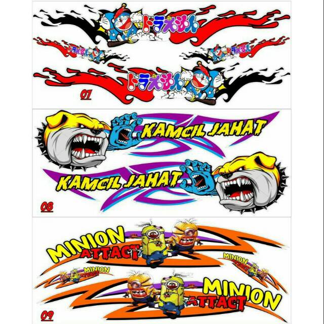 Contoh Desain Stiker Thailook - Inspirasi Desain Menarik