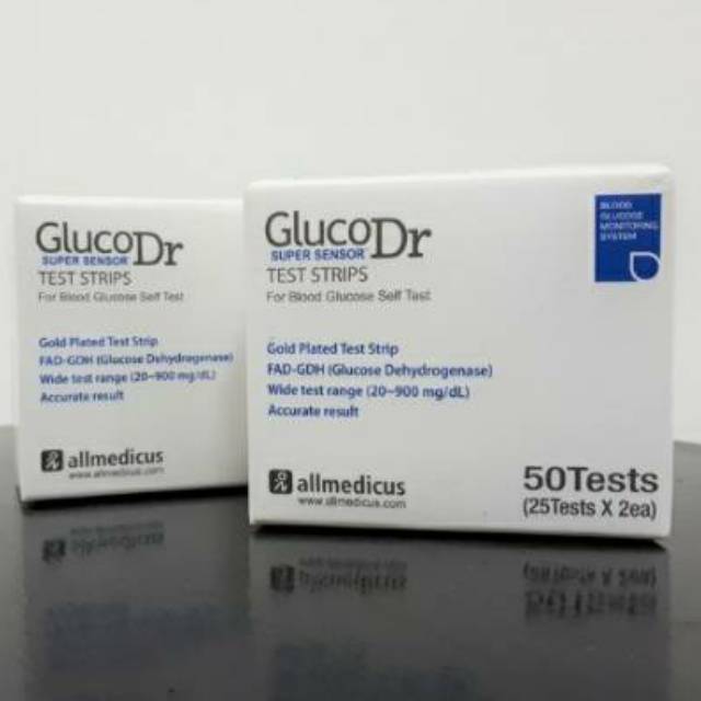 STRIP GlucoDR SUPER SENSOR Code 2- ISI 50 STRIP - 2TUBE