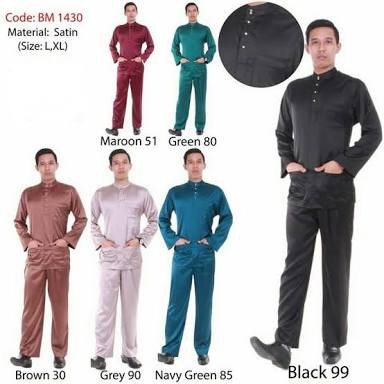 Baju Melayu Malaysia Tebal + Peci II Baju Akad Melayu II Baju Koko Melayu