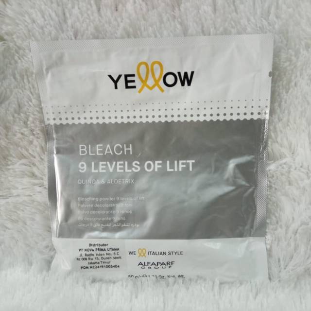 

Bleaching yellow 9 level uk.50 grm