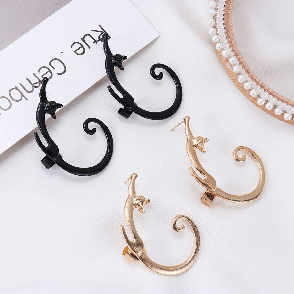 Klip Manset Telinga Nanas Tiga Dimensi Aksesoris Perhiasan Fashion Wanita Ear Stud Stud Earrings