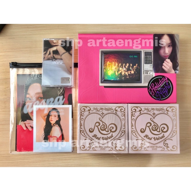 all about sm girlgroup karina taeyeon seulgi wendy aespa photopack pp sg22 season’s greetings 2022 s