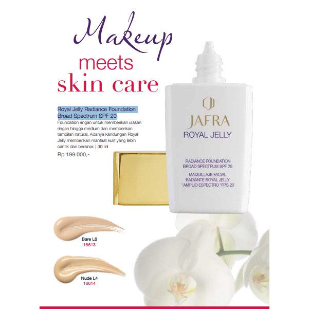 Sale Jafra Royal Jelly Radiance Foundation Broad Spectrum Spf 20 30 Ml Indonesia