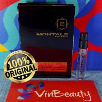 Vial Parfum OriginaL Montale CrystaL Flowers EDP 2 ml For Women Murah