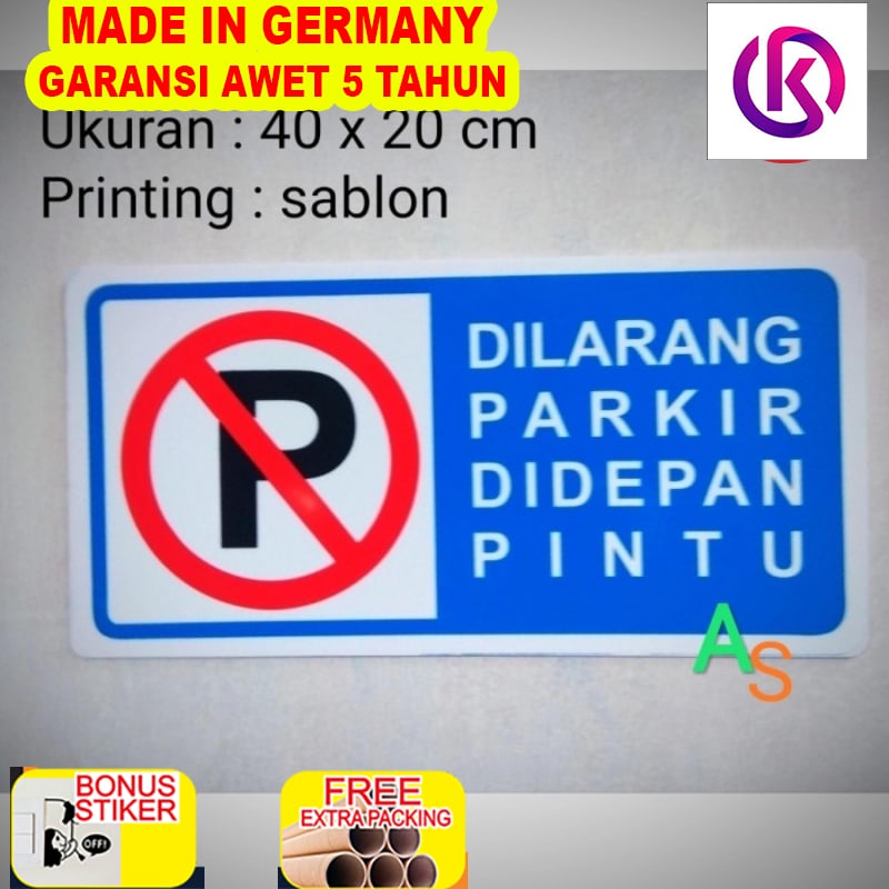 

Promo Akrilik plat papan dilarang parkir di depan pintu