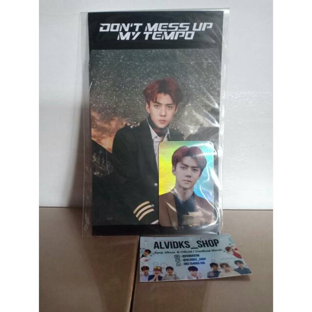 [READY STOCK] EXO Hologram Photocard - Don't Mess Up My Tempo Official Goods