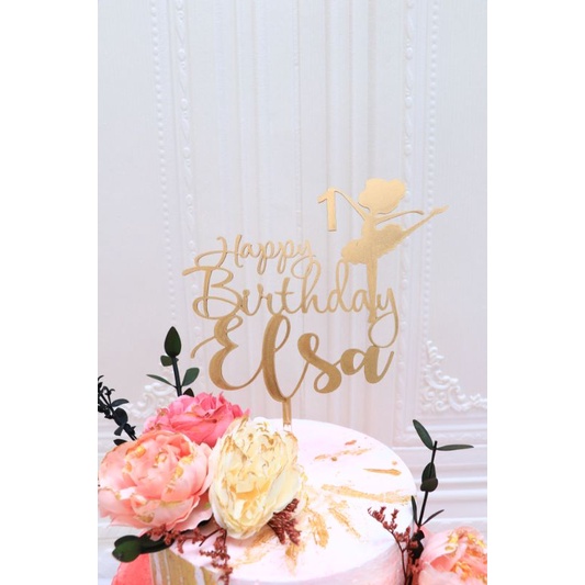topper cake akrilik custom cake topper akrilik