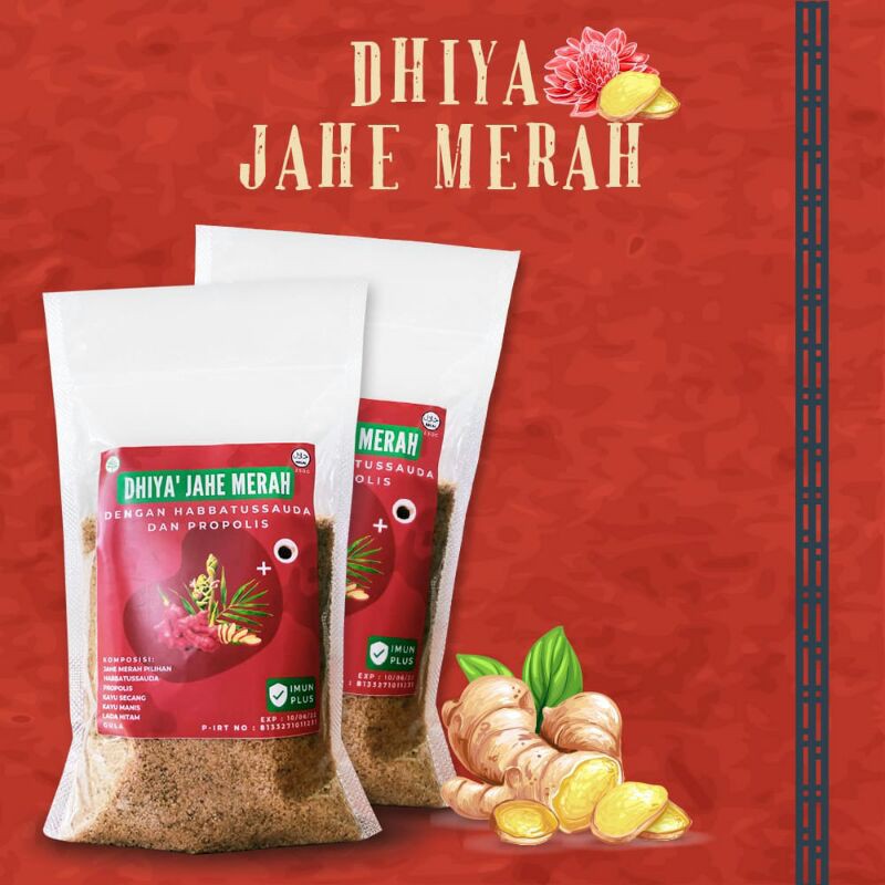 

jahe merah instan (DHIA HERBAL) 250 gr