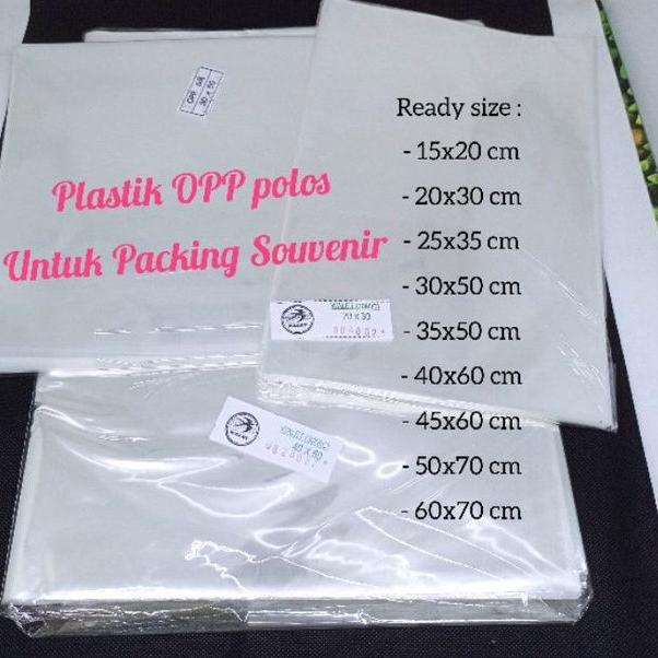 

Hot Sale PLASTIK OPP POLOS KILOAN utk Packing Souvenir