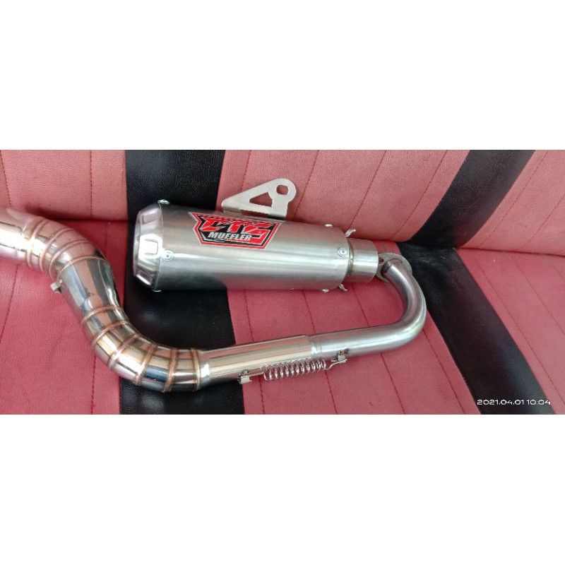 KENALPOT RACING CTS MUFFLER GTX BUAT MOTOR MATIC MIO BEAT SCOOPY VARIO N-MAX AEROX DLL