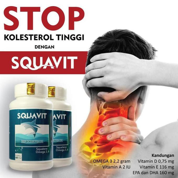 BAYAR DITEMPAT]] SQUAVIT Minyak Ikan Deep Ocean Fish Liver Oil Squalene Omega Squa 3 6 DISKON Kode