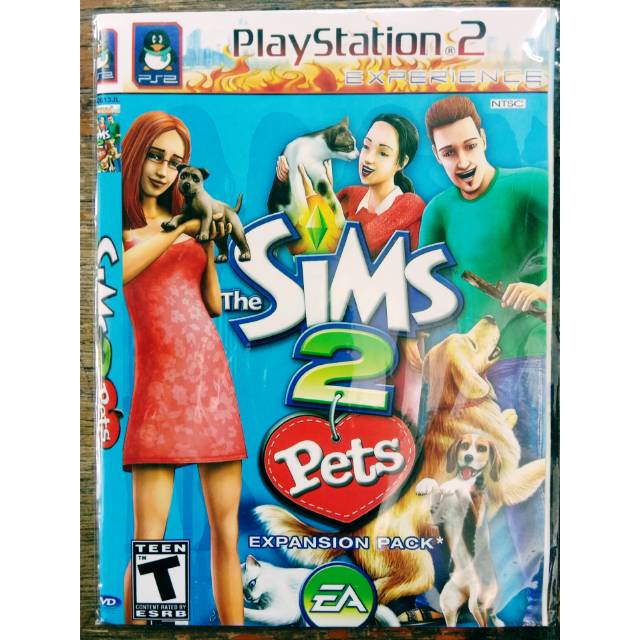 Kaset Ps2 Game Sims 2 - PETS (Playstation 2)