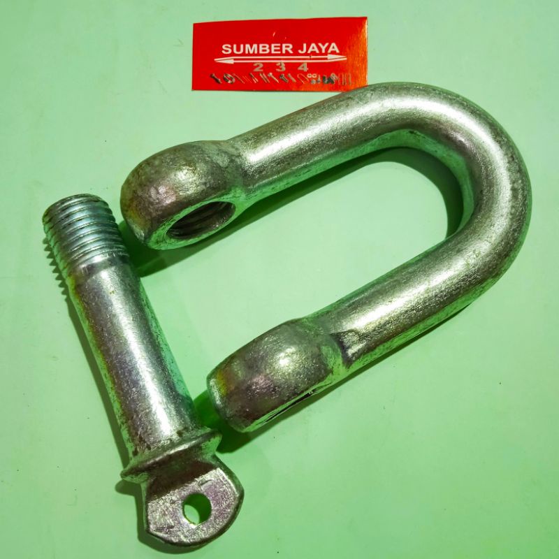 Segel pengait rantai jumbo/ segel D jumbo/ Shackle D Rantai jumbo TERMURAH