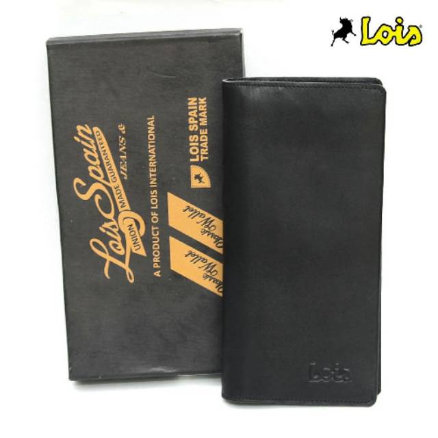 Dompet Panjang pria Lois Original Bahan Kulit Asli