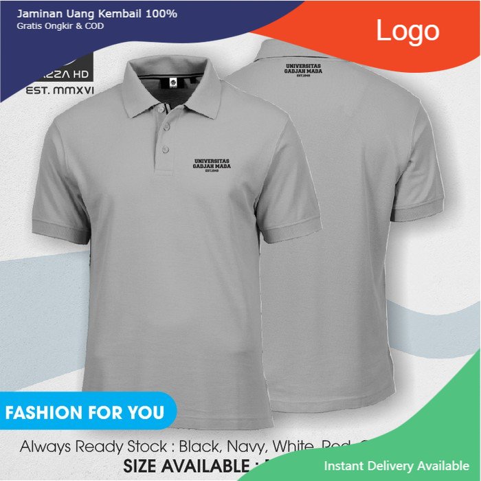 Poloshirt Polo Kaos UGM UNIVERSITAS GADJAH MADA Kerah