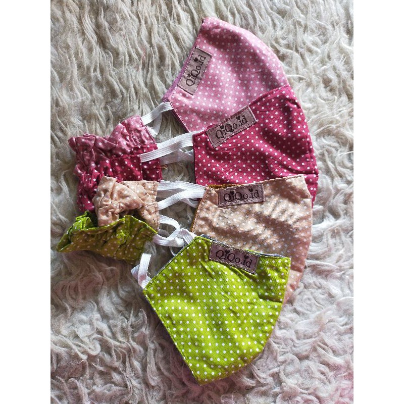masker polka cipir qiqo.id