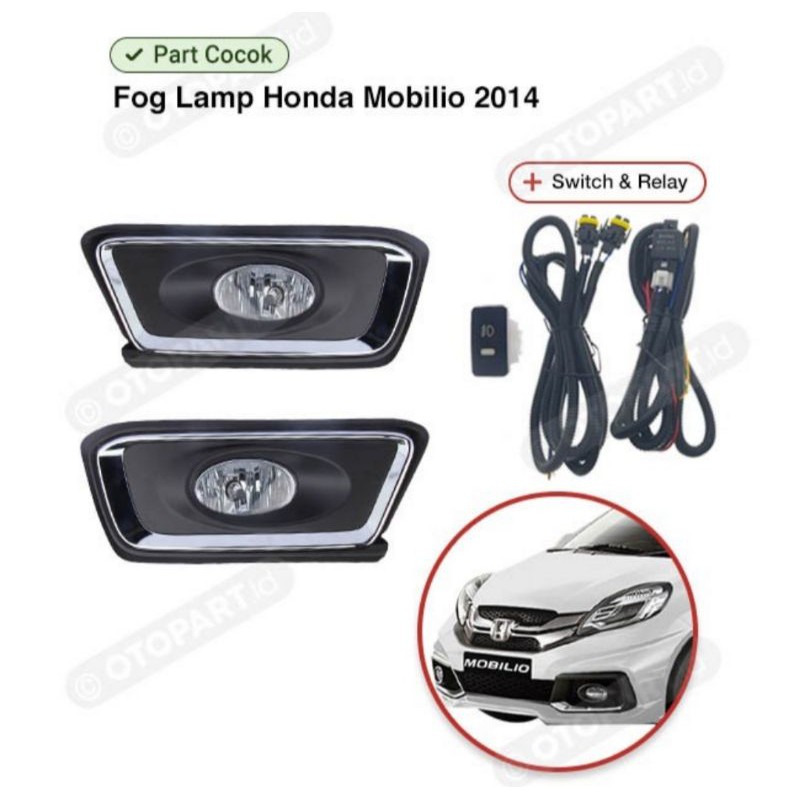 Foglamp Mobilio 2014 - 2018 Lampu Foglamp Honda Mobilio