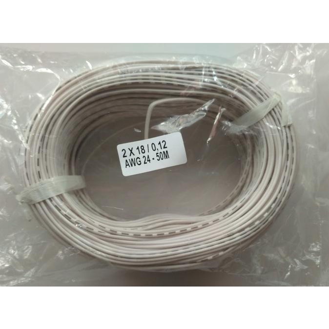 Kabel Awg 24 Isi 2 X 50M Putih