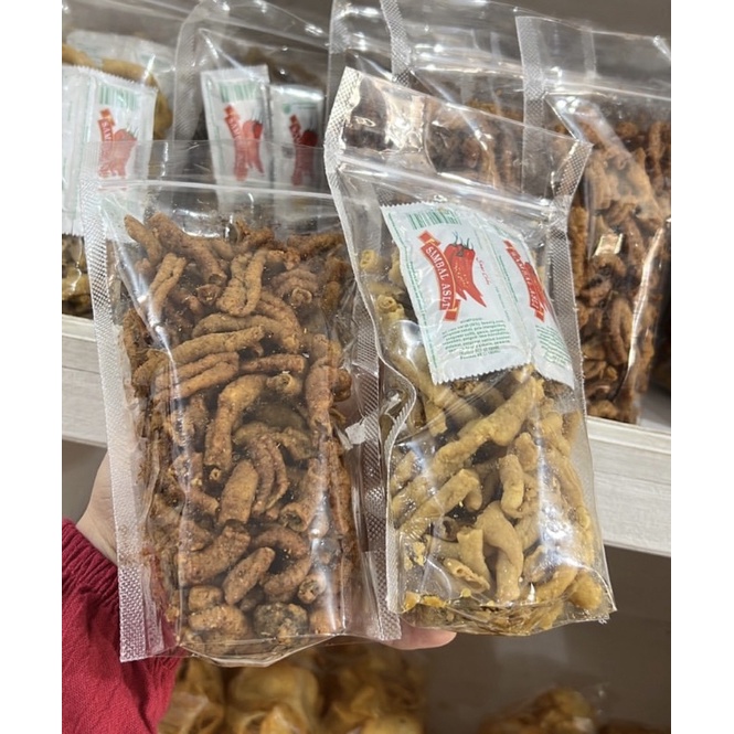

Keripik usus original/balado