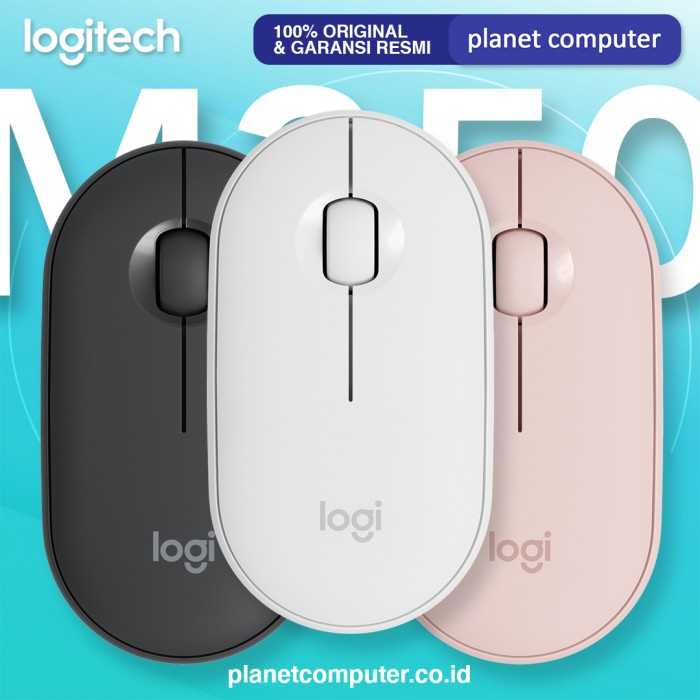 Mouse Wireless Bluetooth Logitech M350 Pebble