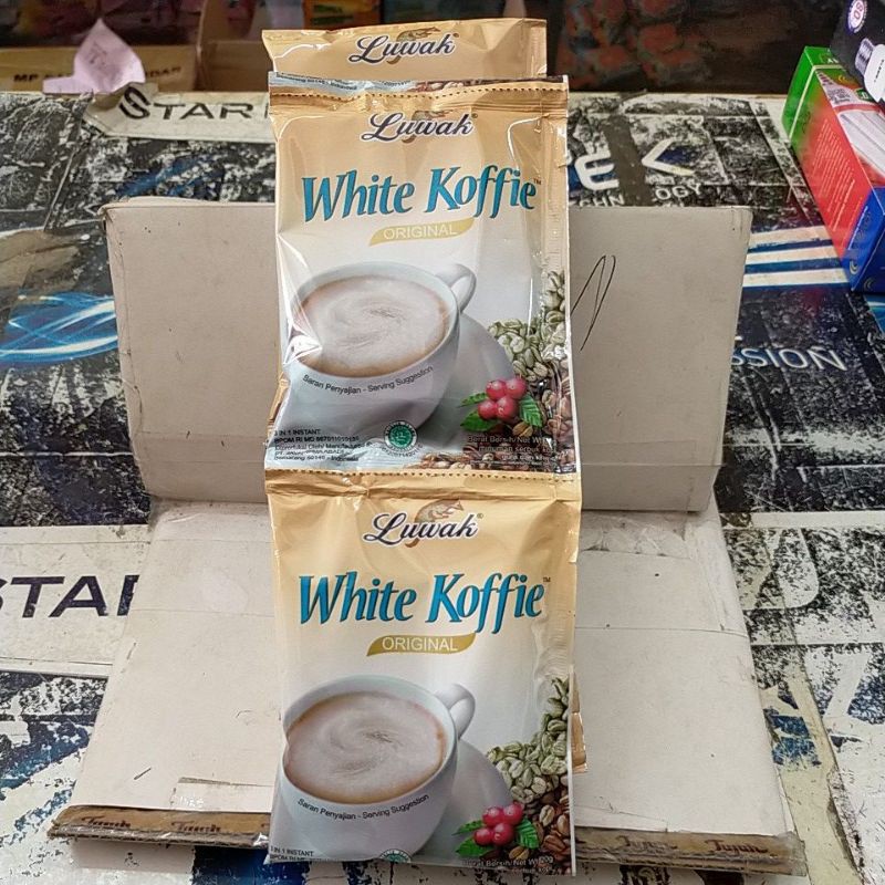 

Luak white koffie original 20g x 10pcs