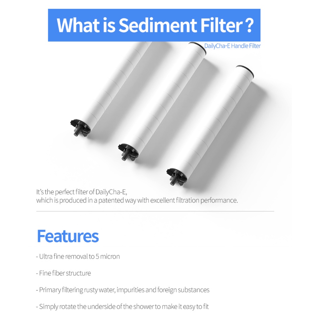 Daily Cha-E - Sediment Filter (Pack of 3) First Step Filter