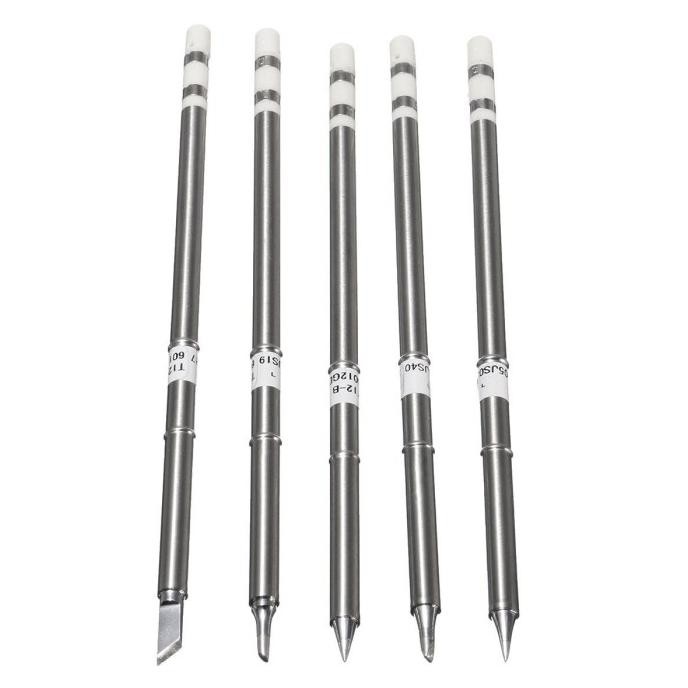 Fs Ksger 5 Pcs T12-Bc2 / T12-I / T12-B / T12-K / T12-24 Tips