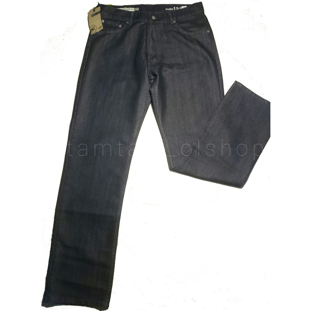 Denim Jeans Cole Straight Fit - Black - Real Pict & Original
