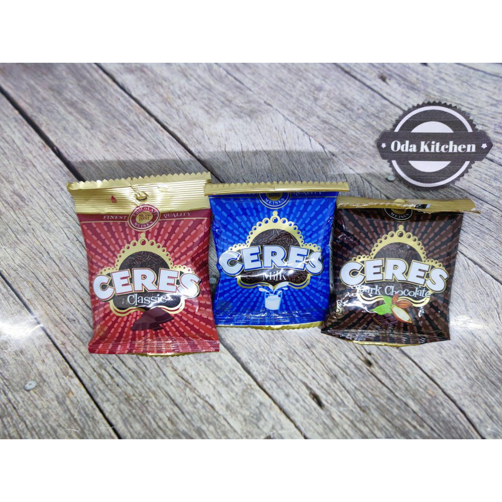 

CERES MEISES MESES MESIS COKLAT 80gr RASA CLASSIC MILK DARK CHOCOLATE