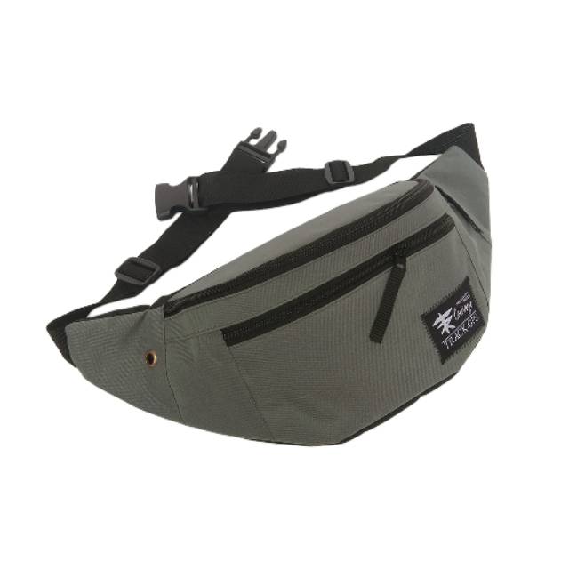 TAS SELEMPANG PRIA WAISTBAG GREY OVAL