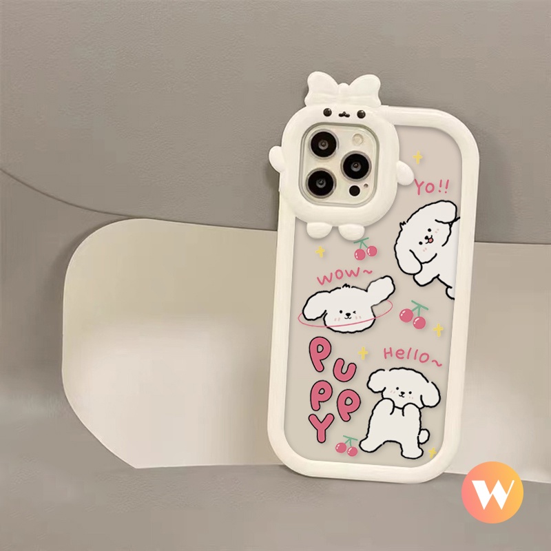 Soft Case TPU Motif Kartun Anjing Lucu Untuk IPhone 14 7 8 6 6S Plus 11 13 12 14 Pro Max XR X XS Max SE 2020 14Pro Max 14 Plus