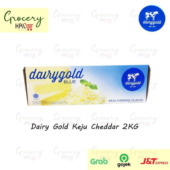 

DAIRY GOLD BLUE KEJU CHEDDAR - CHEDDAR CHEESE 2 KG