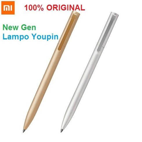 

ORIGINAL XIAOMI Mi Aluminum Rollerball Pen / Metal Signature Pen - rose gold