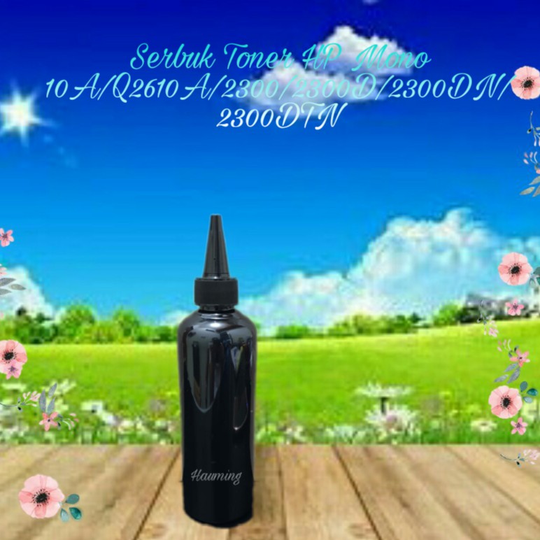 Serbuk Toner Refill Bubuk HP 10A Q2610A 2300 2300d 2300dn 2300dtn 2300L 2300n 1x Isi