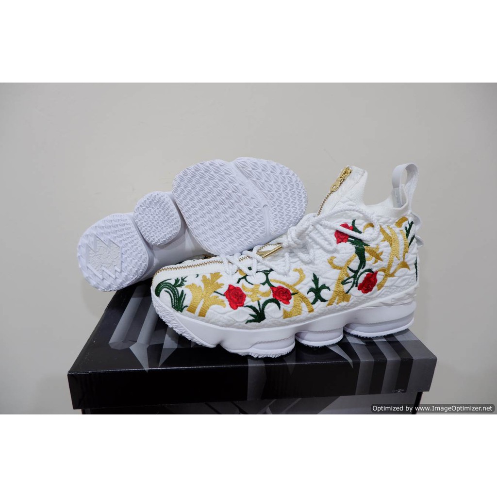 NIKE LEBRON15 HIGH KITH x FLORAL WHITE