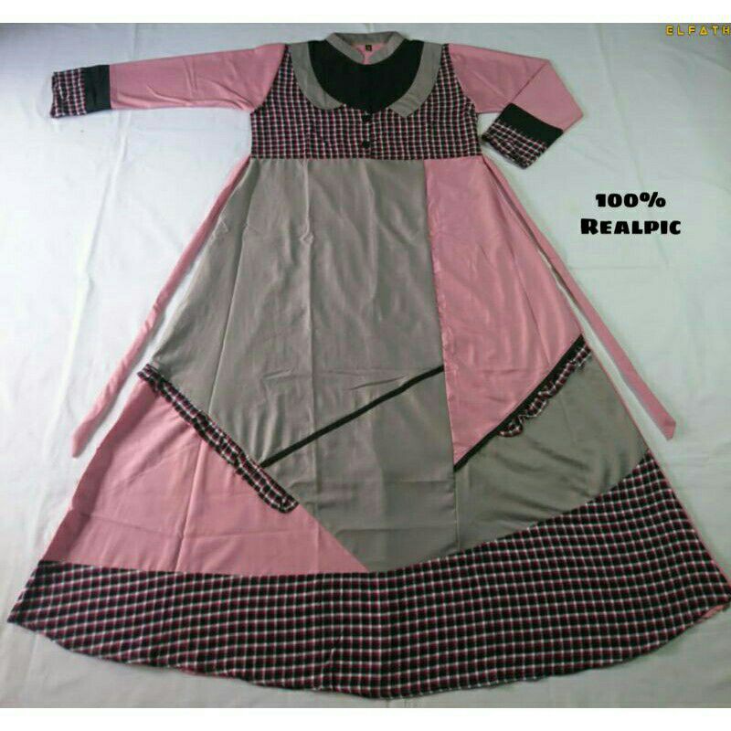 GAMIS TUNEECA ESME MIX FLANEL TERBARU 2021