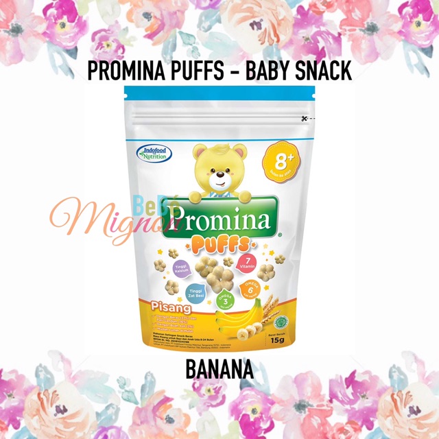 Promina Puff Baby Snack Makanan Selingan Camilan Biskuit Kue Beras Bayi Anak Sehat Non Msg
