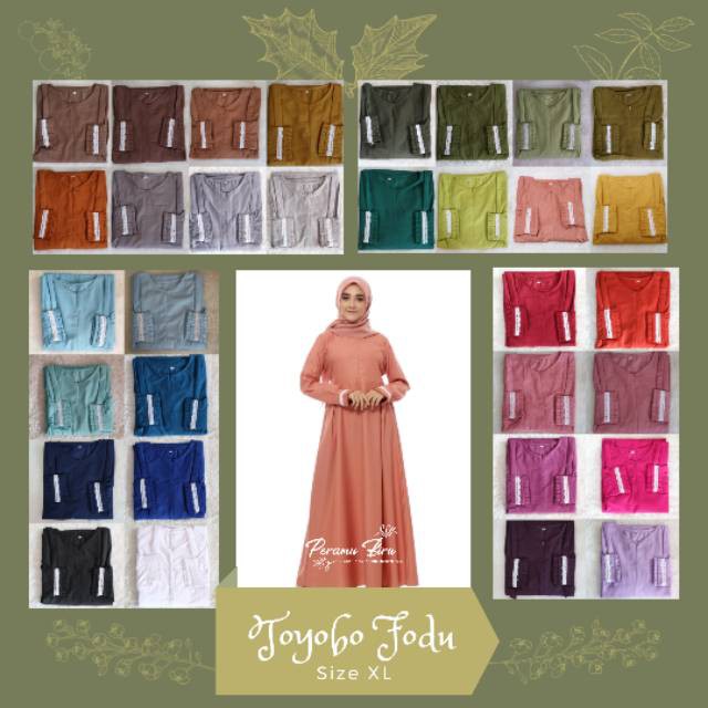 Gamis Toyobo Fodu Lengan Renda - PART 2 (Size XL)