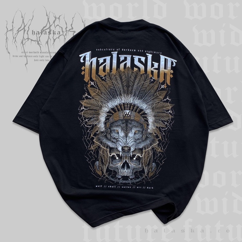 BAJU KAOS SABLON OVERSIZE/ OVERSIZE T-SHIRT HALASKA