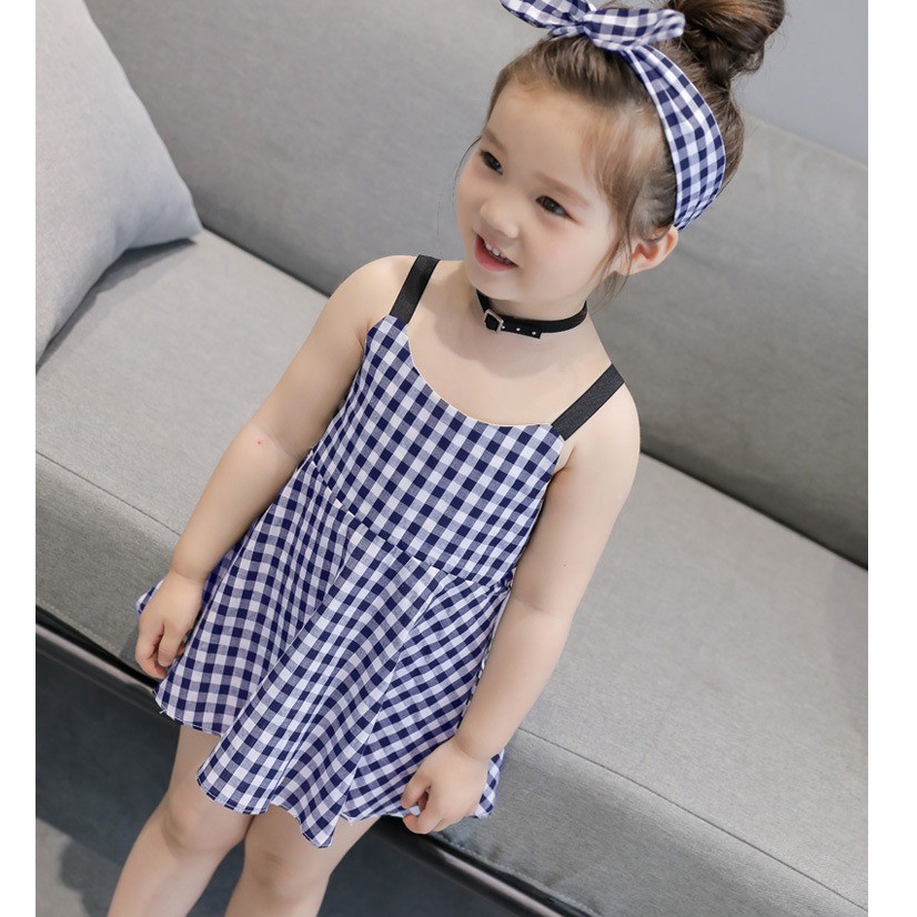 Lexander Dress Anak Kotak Taki / Dress Kotak Taki Anak / Dress Anak