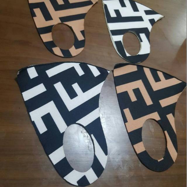 Masker Scuba motif per 12 potong/grosir masker mulut