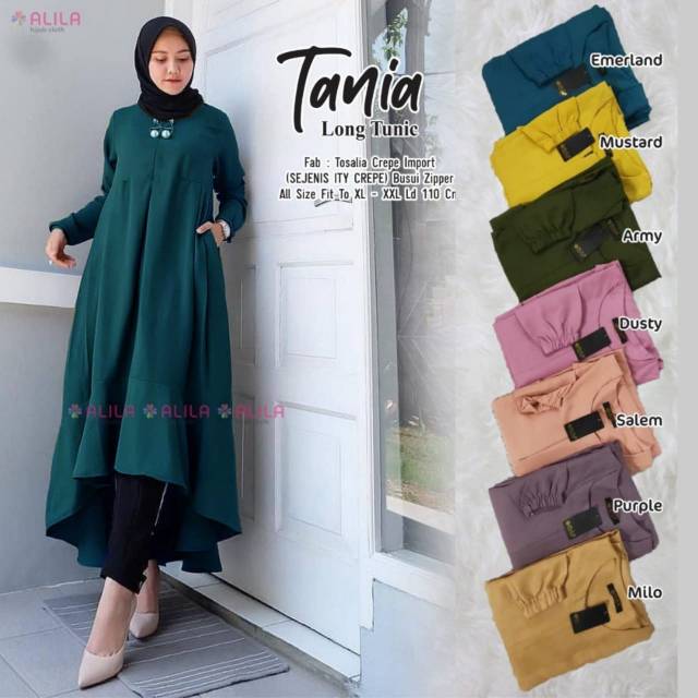 Tania Long Tunik By Alila