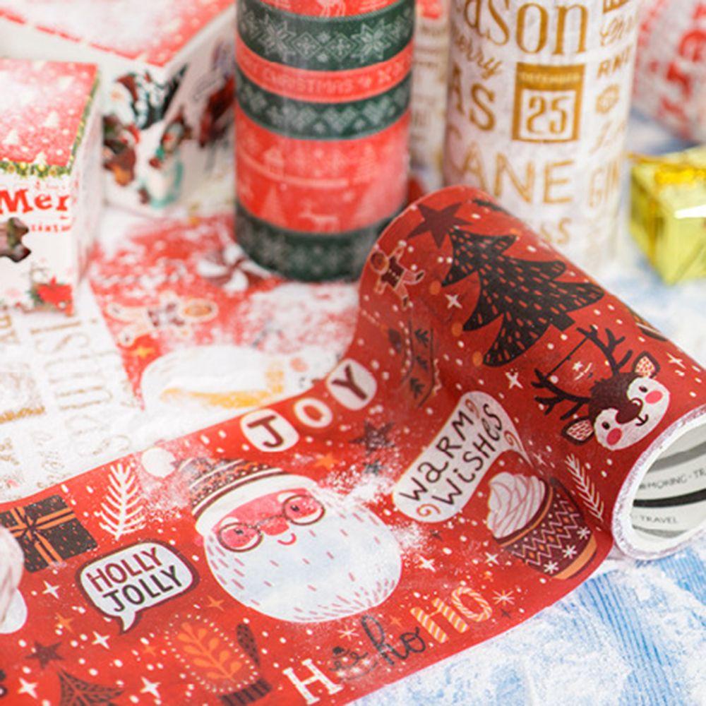 Nanas.ng Tape Kreatif Santa Claus DIY Scrapbooking Stiker