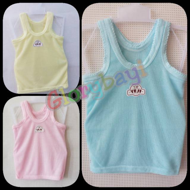 Singlet Anak / Kaos Dalam Anak  / Kutung Polos Warna S M L XL