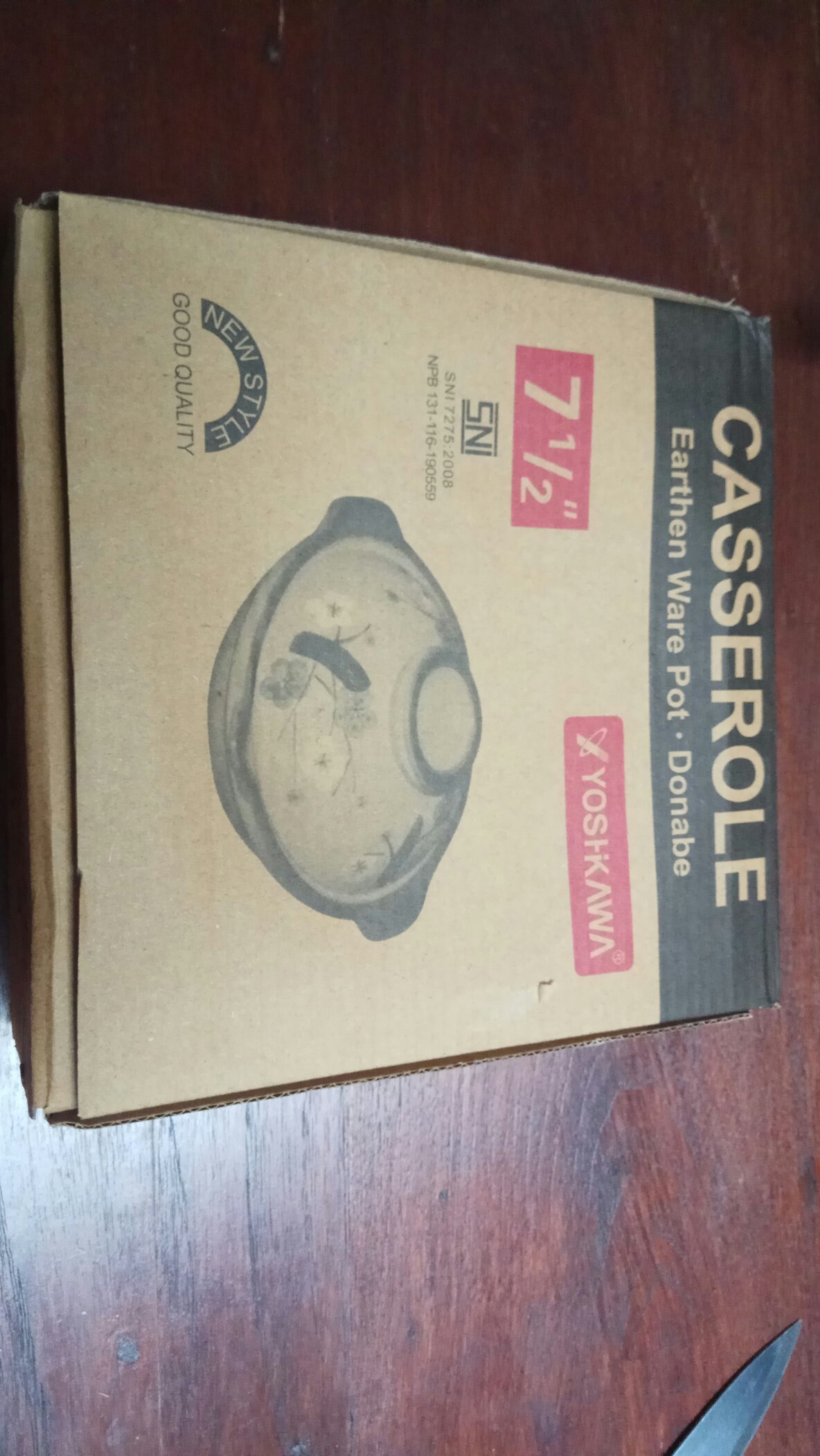 Panci Keramik Sapo Po75 (21x6cm)