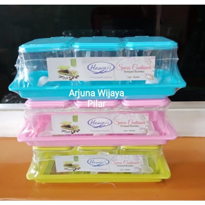 tempat Bumbu Ayaka Set 3 (3022)