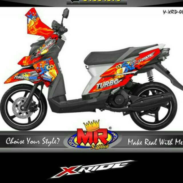 Decal Dekal Xride 115 Old Lama Stiker Sticker X Ride Qq 03 Spec A