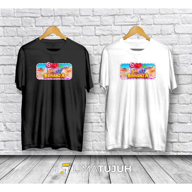 Baju Kaos Pragmatic Sweet Bonanza Game Slot Premium